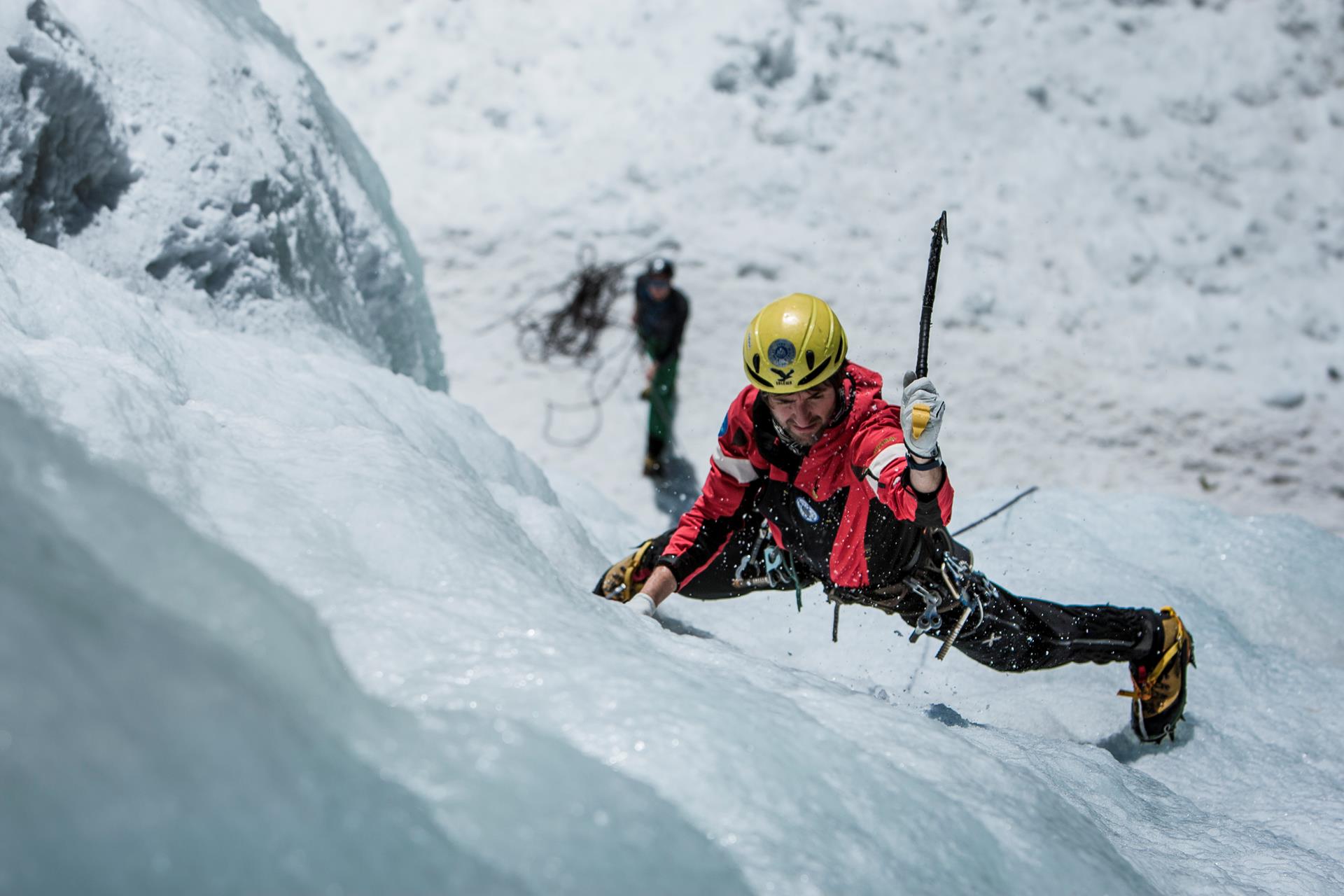 Ice climbing